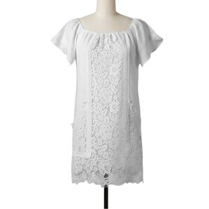 Pookie & Sebastian Lace Crochet Dress